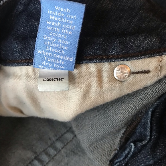 Simply Vera Vera Wang Straight Leg Jeans with Fringe size 6P - Picture 6 of 13